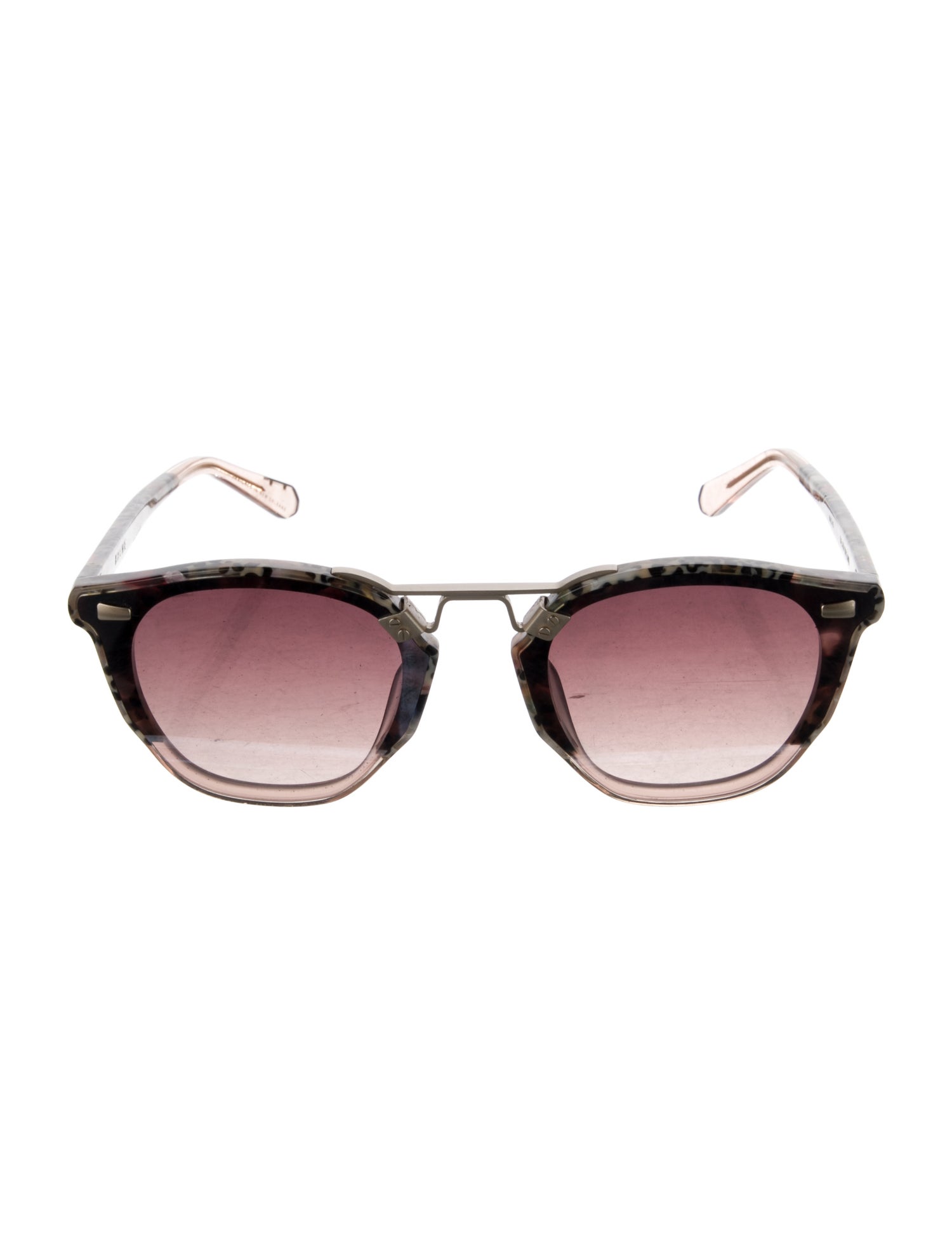 Krewe Round Gradient Sunglasses