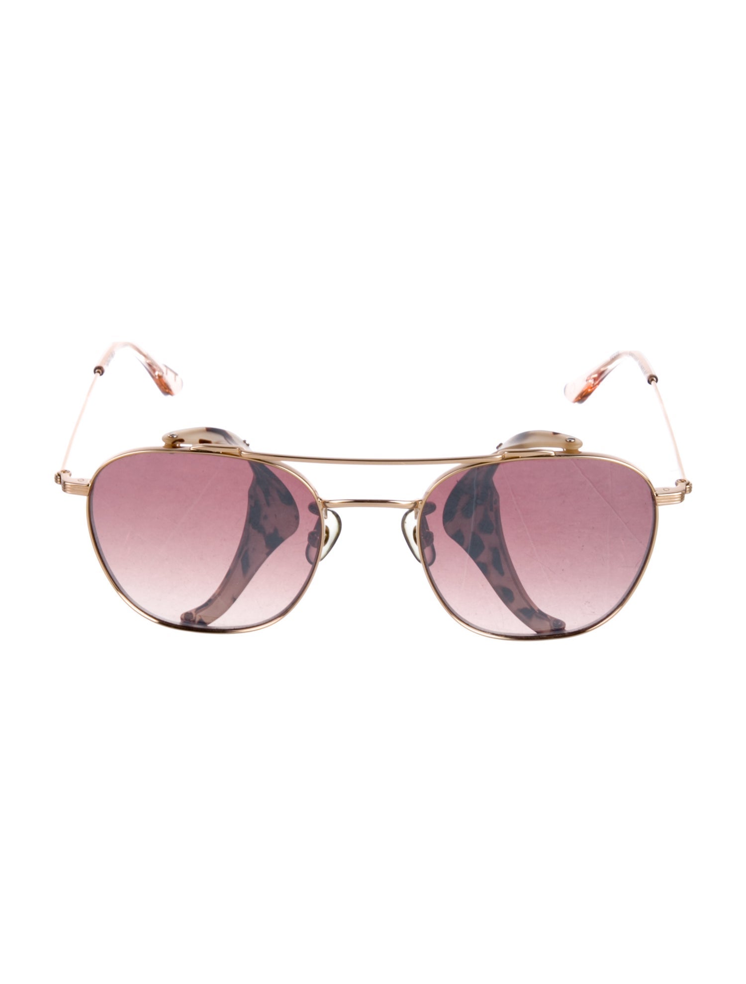 Krewe Aviator Mirrored Sunglasses