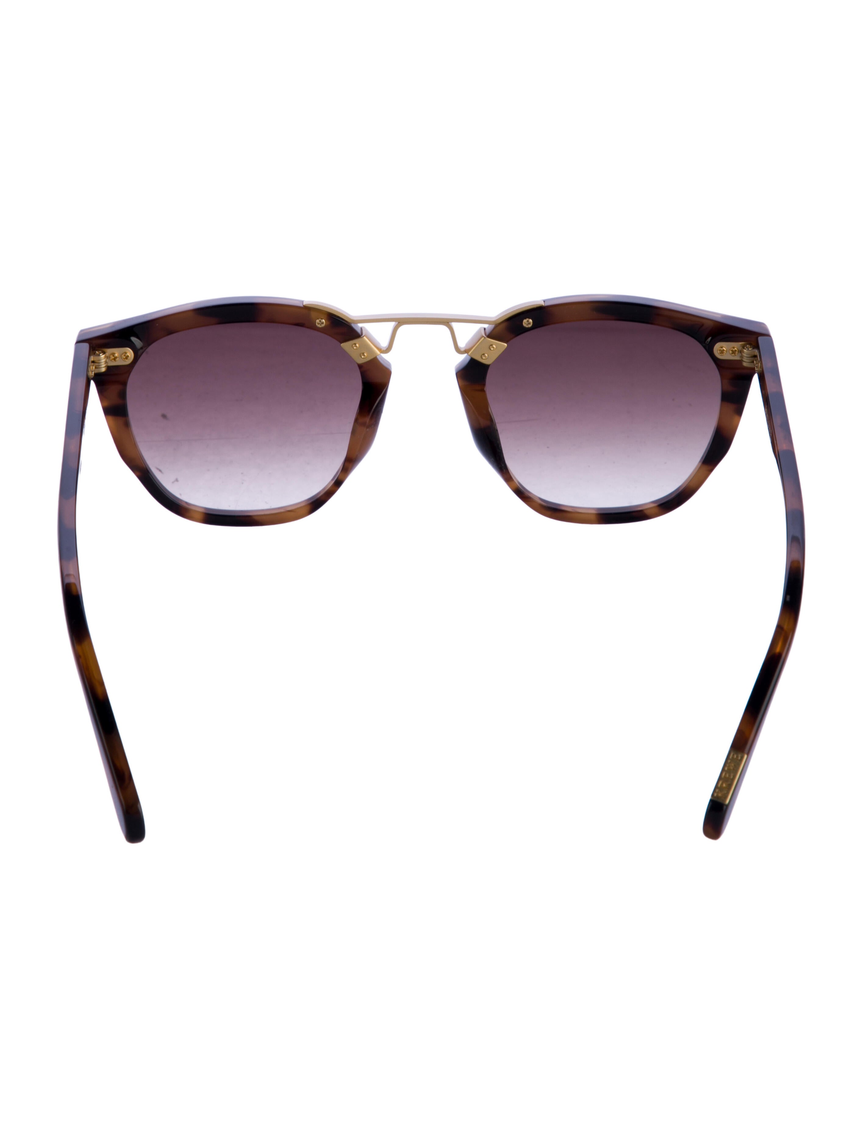 Krewe Aviator Mirrored Sunglasses