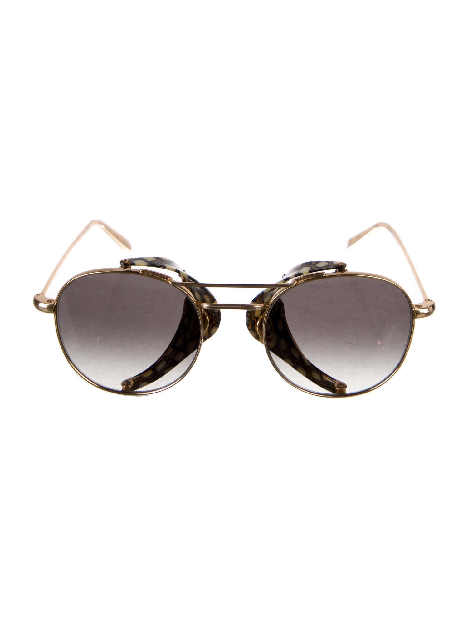 Krewe Aviator Gradient Sunglasses