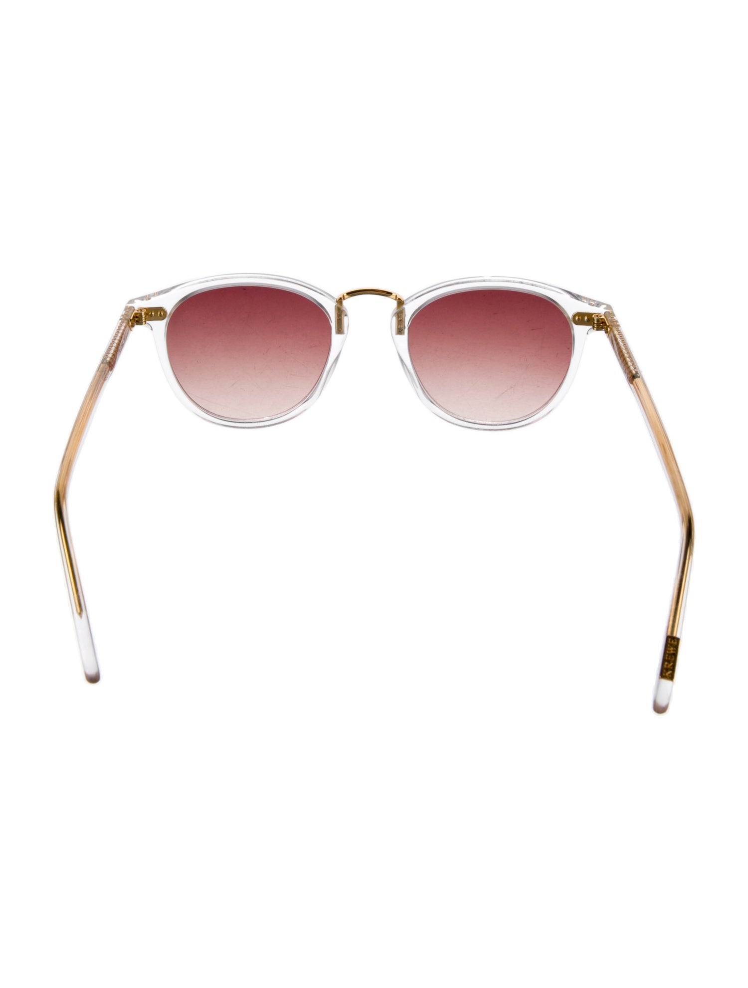 Krewe Round Mirrored Sunglasses
