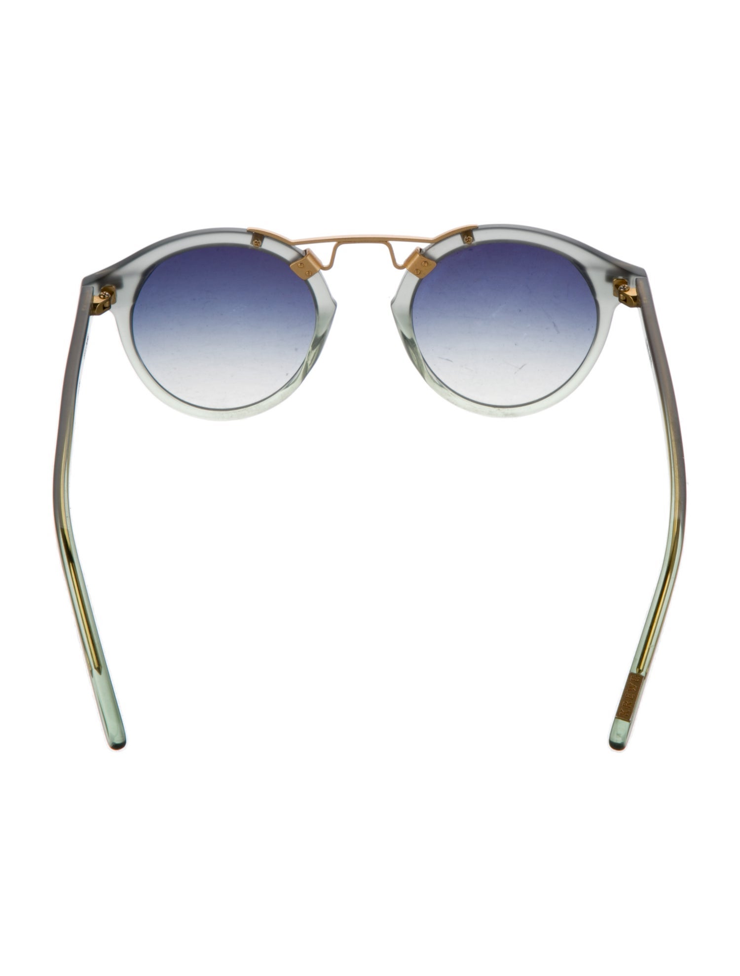 Krewe Round Mirrored Sunglasses
