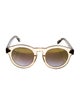 Krewe Round Mirrored Sunglasses