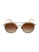 Krewe Aviator Gradient Sunglasses