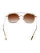 Krewe Aviator Gradient Sunglasses