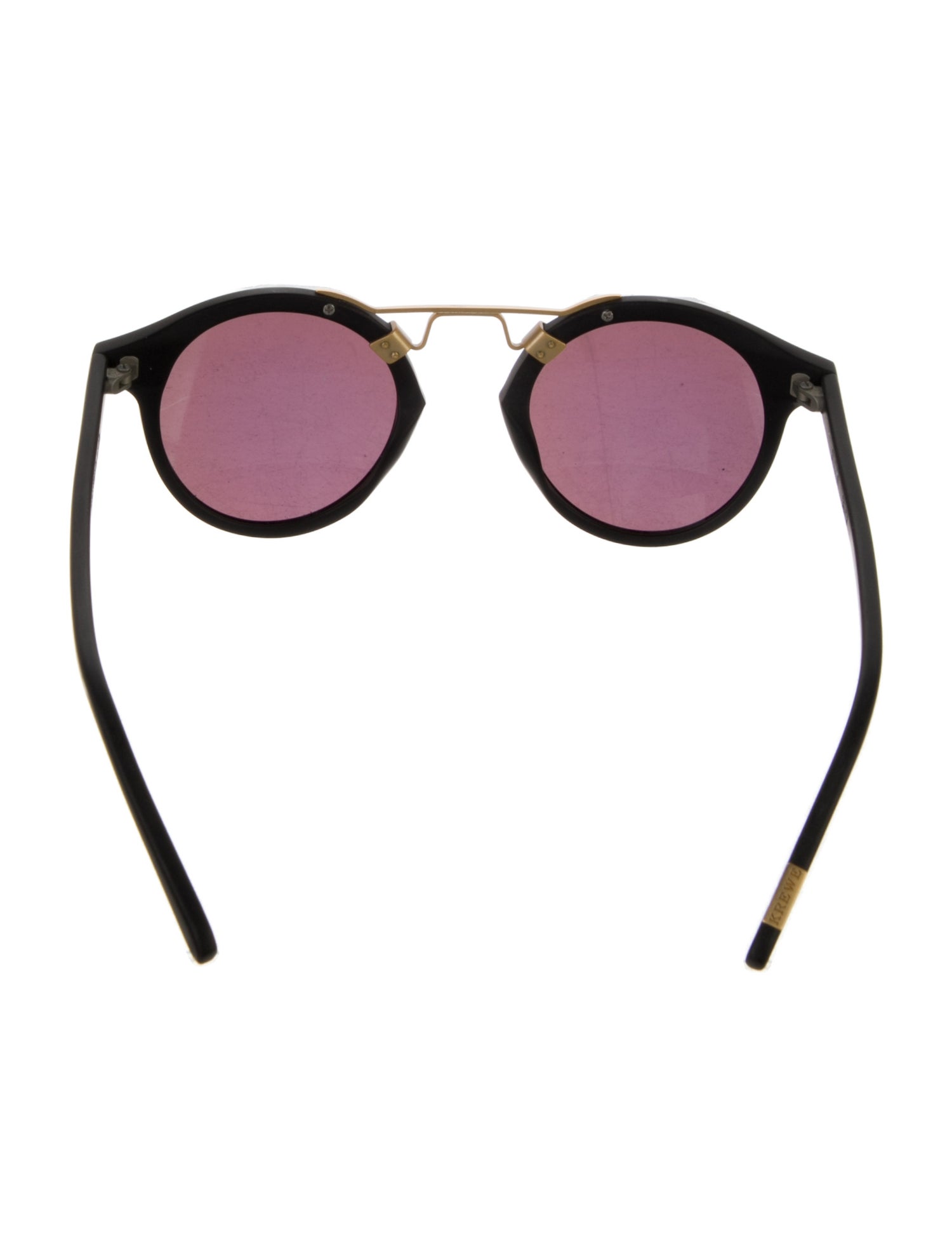 Krewe Round Tinted Sunglasses