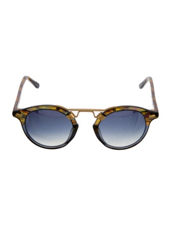 Krewe Round Gradient Sunglasses