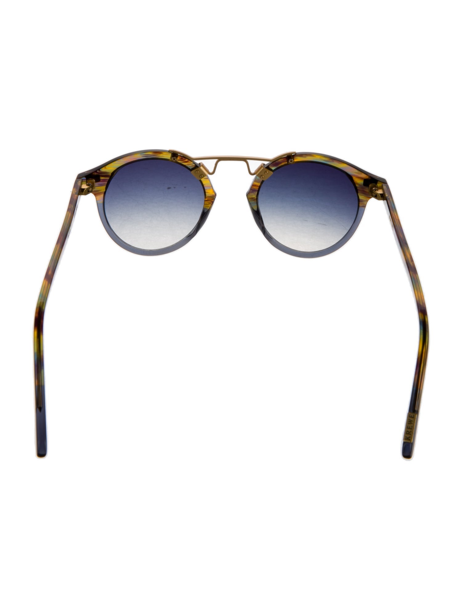 Krewe Round Gradient Sunglasses