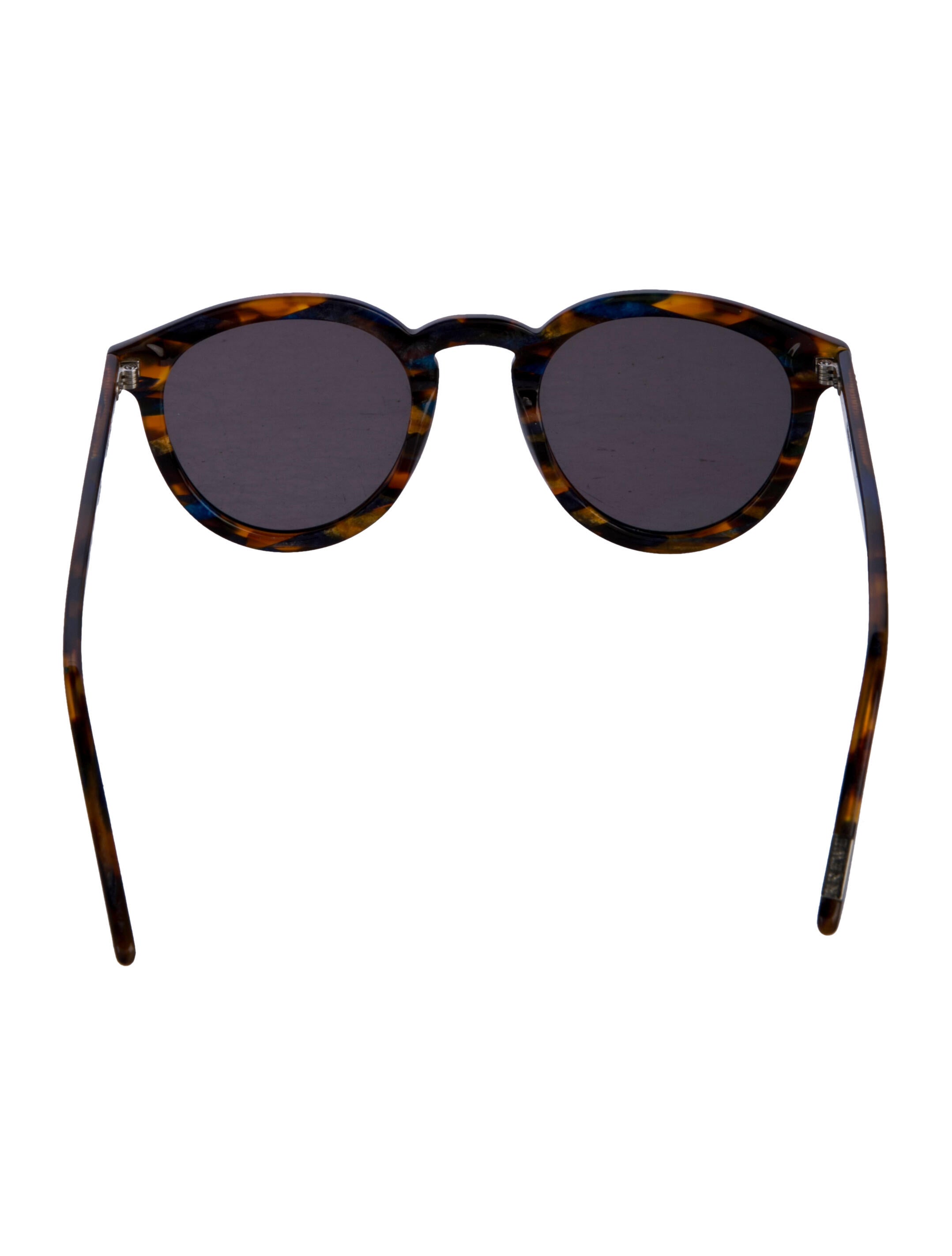 Krewe Round Mirrored Sunglasses