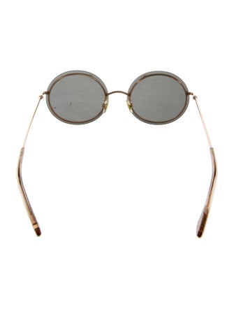 Krewe Round Mirrored Sunglasses