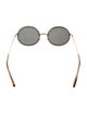Krewe Round Mirrored Sunglasses