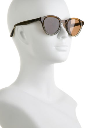 Krewe Round Mirrored Sunglasses