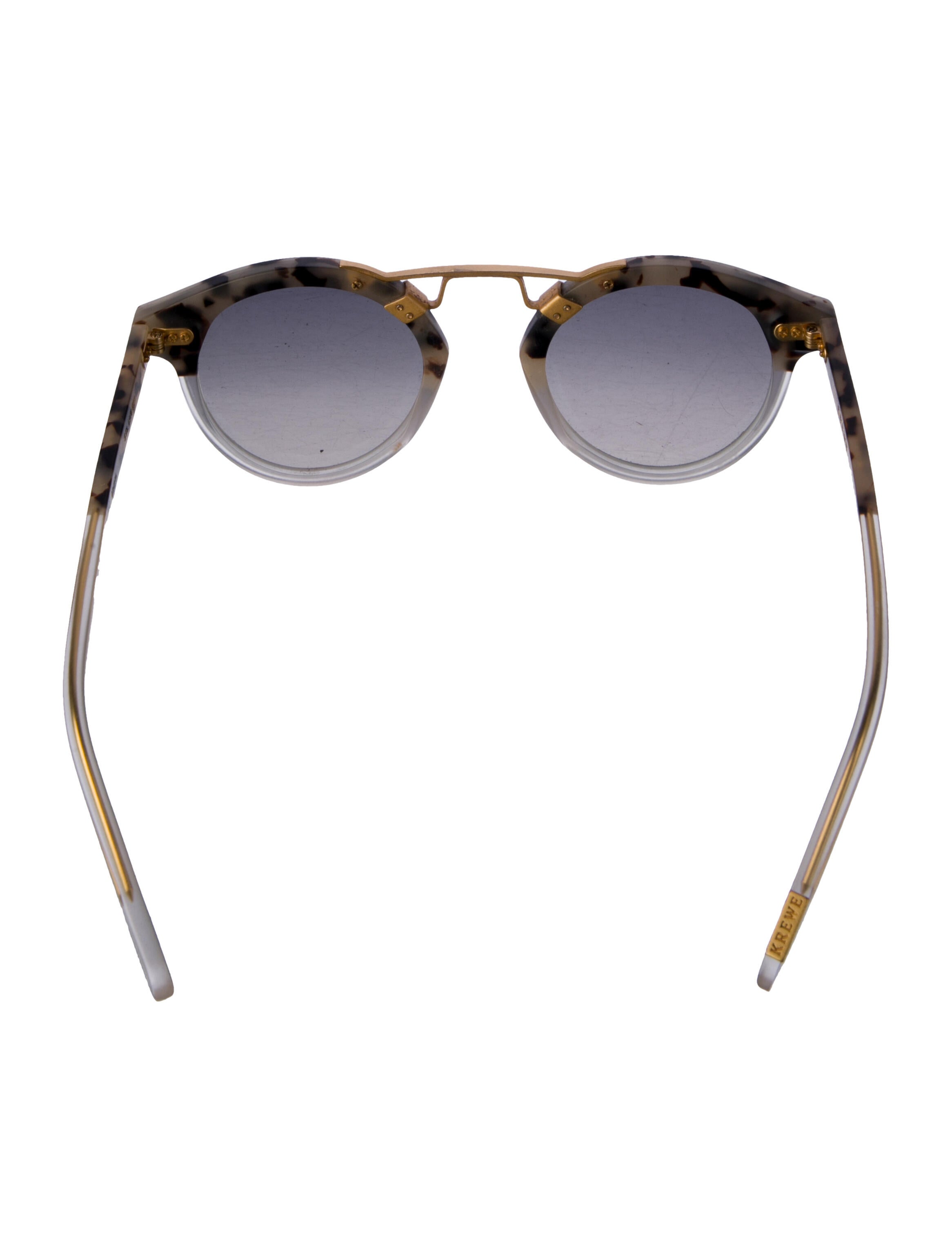 Krewe Round Tinted Sunglasses