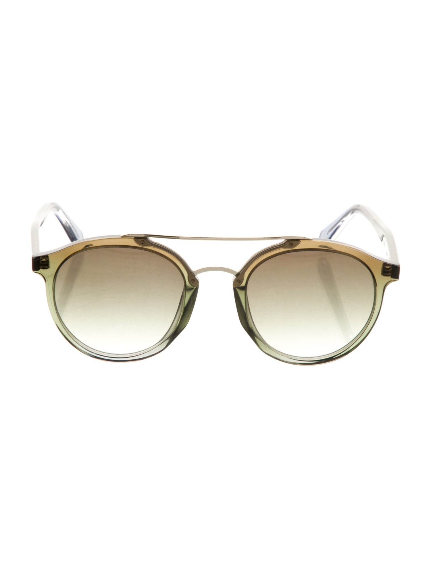 Krewe Round Gradient Sunglasses