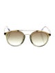 Krewe Round Gradient Sunglasses