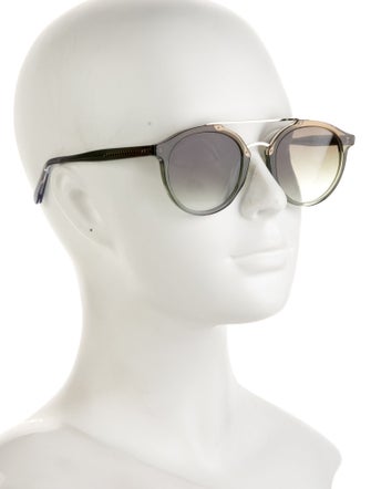 Krewe Round Gradient Sunglasses