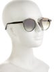 Krewe Round Gradient Sunglasses