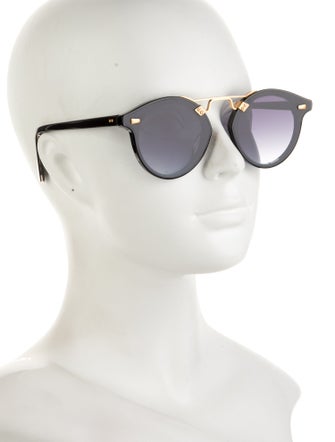 Krewe Round Gradient Sunglasses