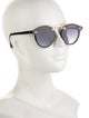 Krewe Round Gradient Sunglasses