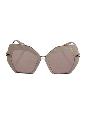 Krewe Oversize Tinted Sunglasses