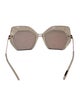 Krewe Oversize Tinted Sunglasses
