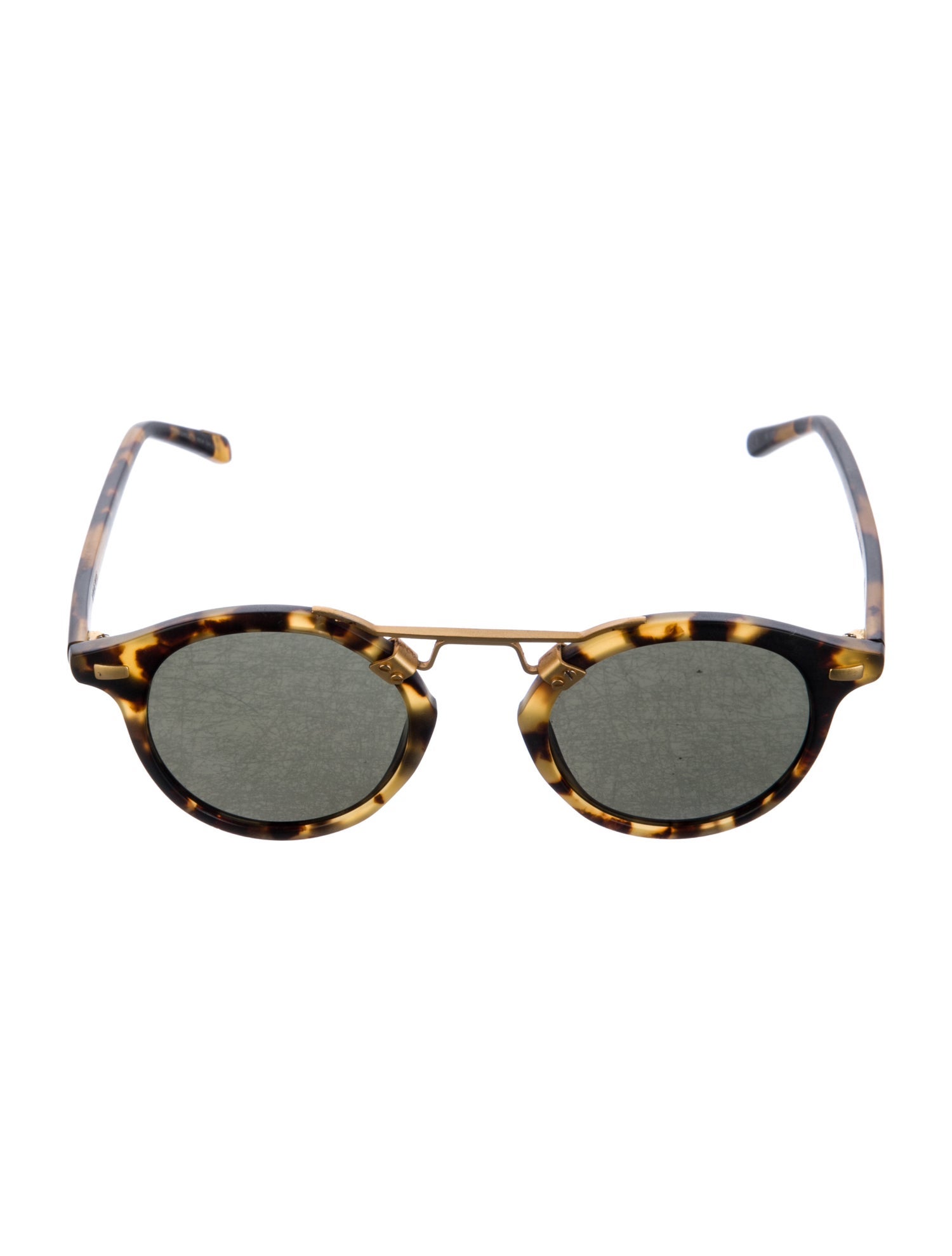 Krewe Round Tinted Sunglasses