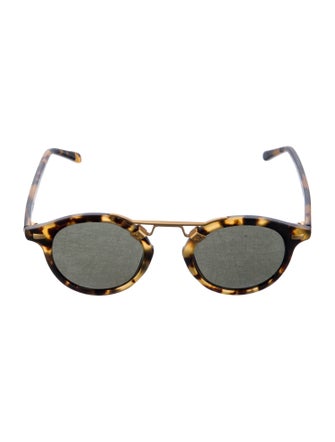 Krewe Round Tinted Sunglasses