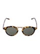 Krewe Round Tinted Sunglasses