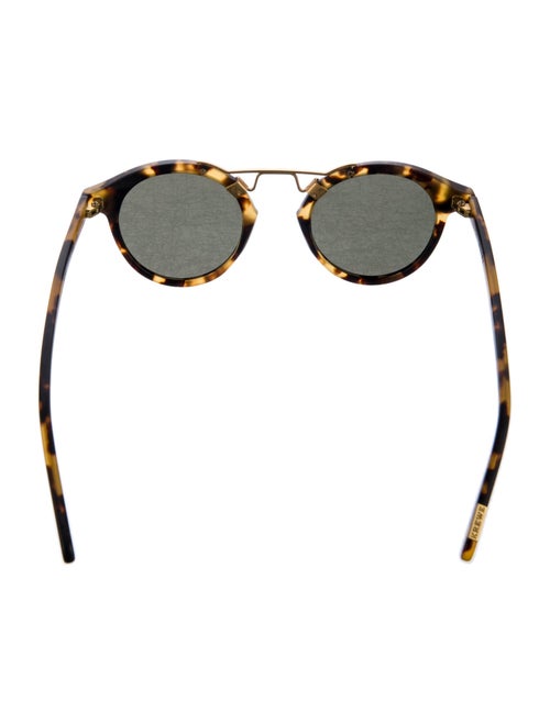 Krewe Round Tinted Sunglasses