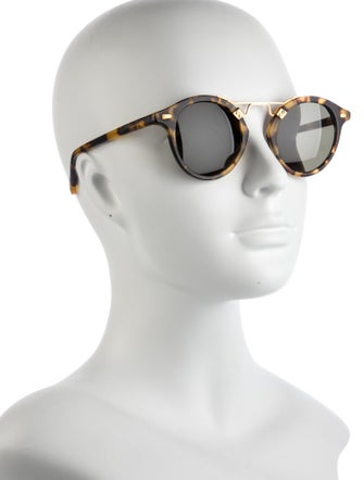 Krewe Round Tinted Sunglasses