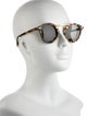 Krewe Round Tinted Sunglasses