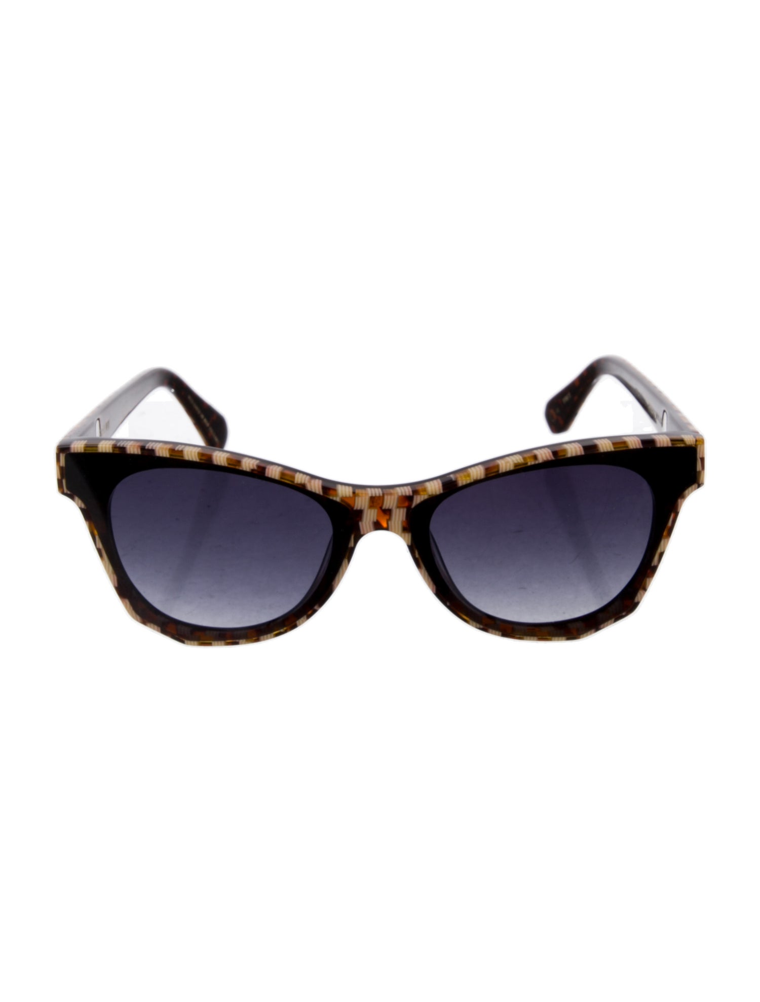 Krewe Wayfarer Gradient Sunglasses