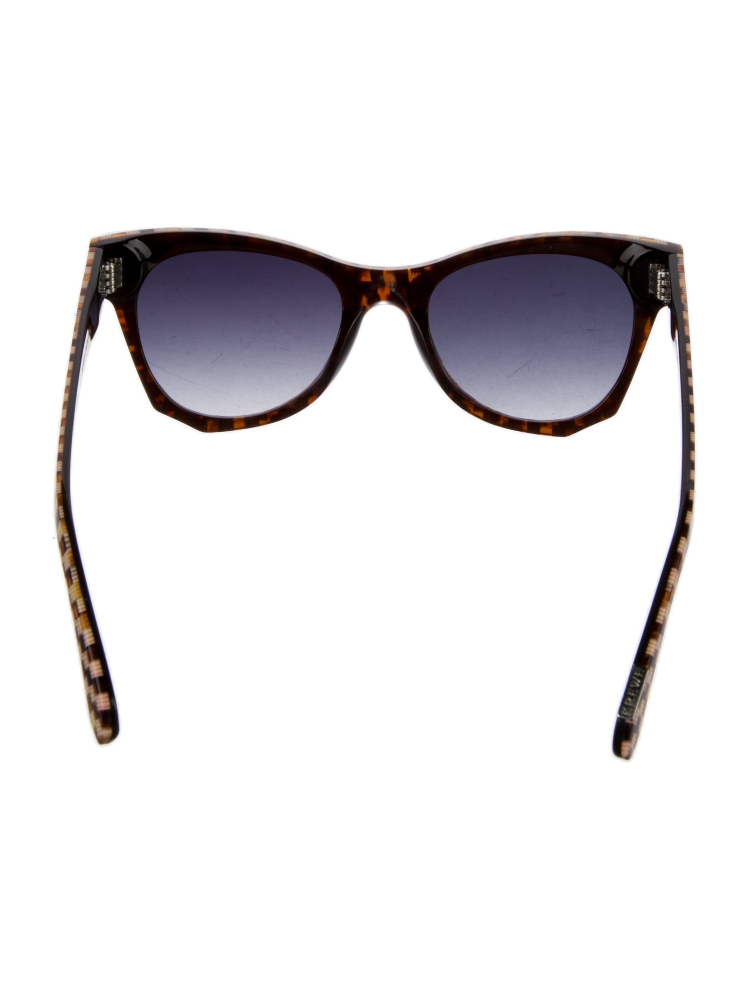 Krewe Wayfarer Gradient Sunglasses