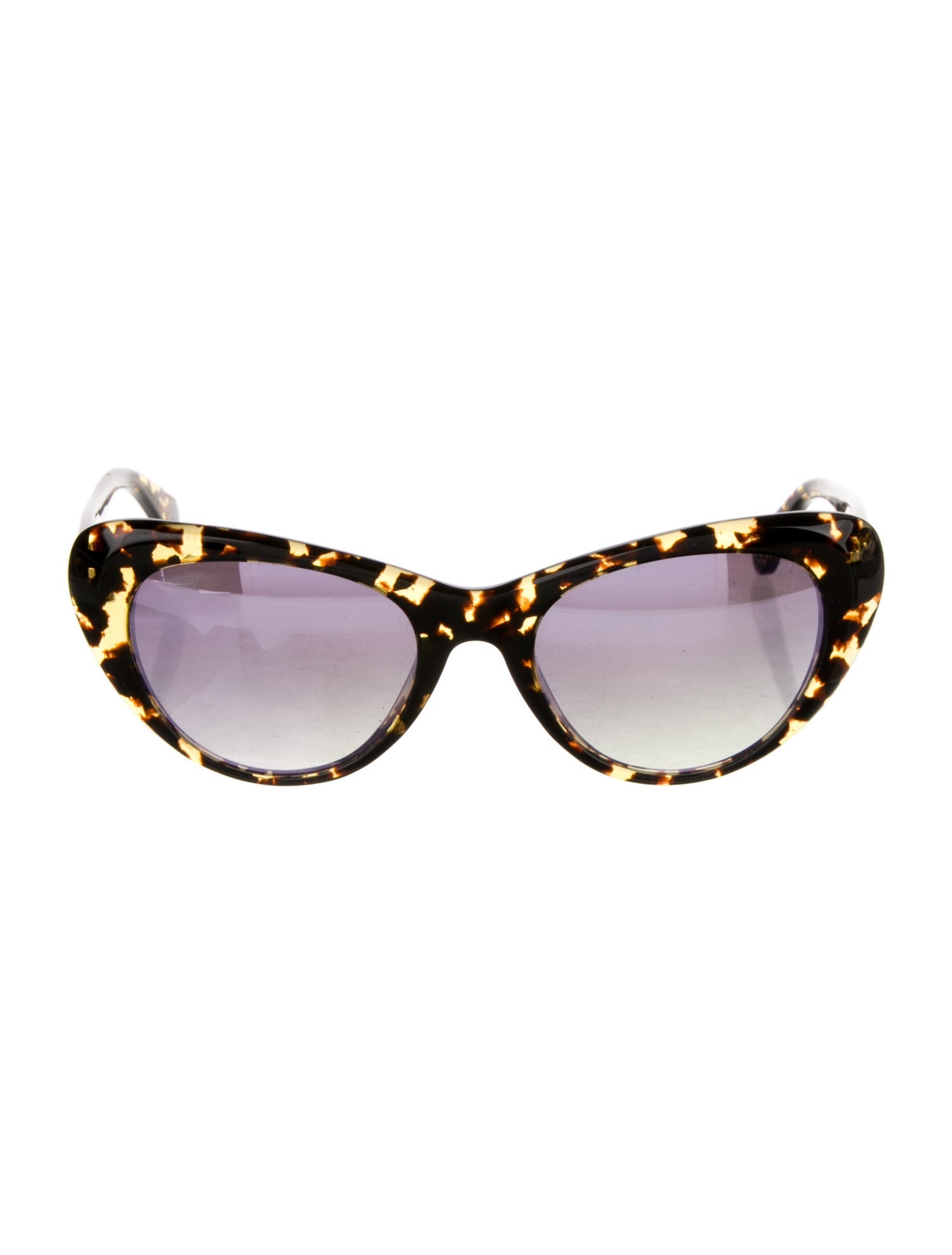 Krewe Cat-Eye Mirrored Sunglasses
