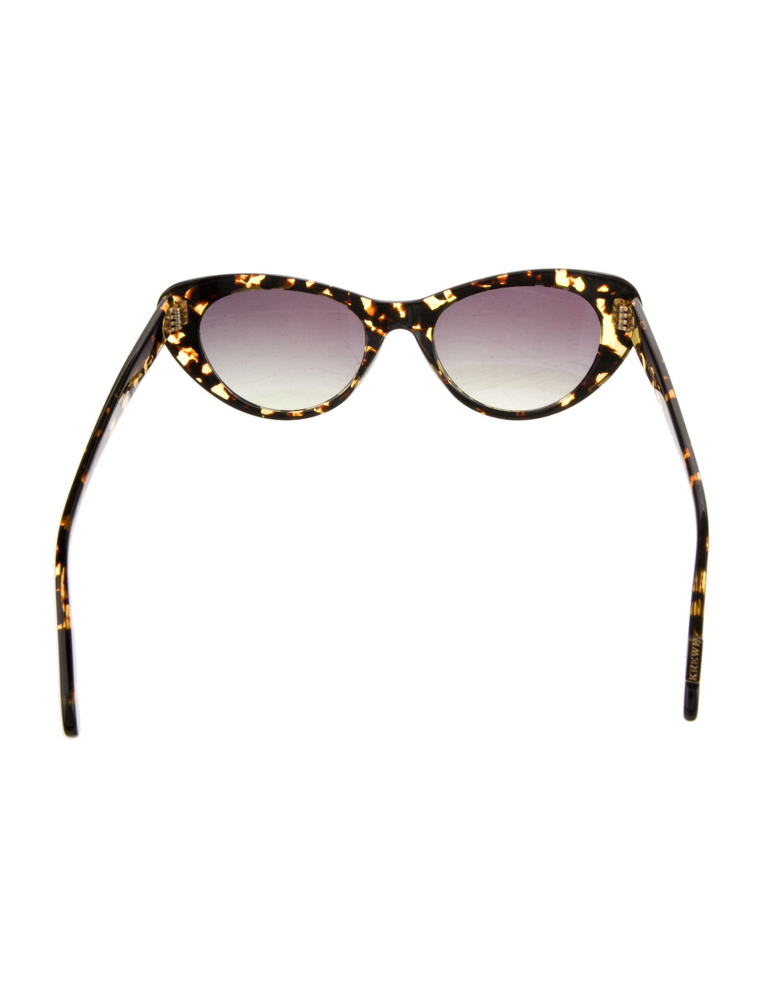 Krewe Cat-Eye Mirrored Sunglasses
