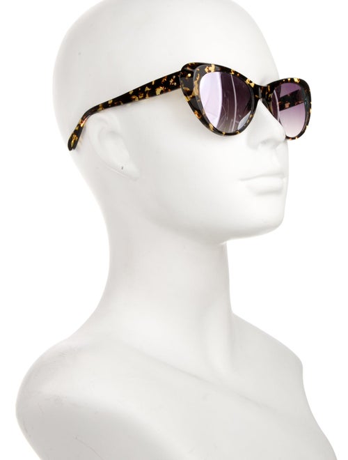 Krewe Cat-Eye Mirrored Sunglasses