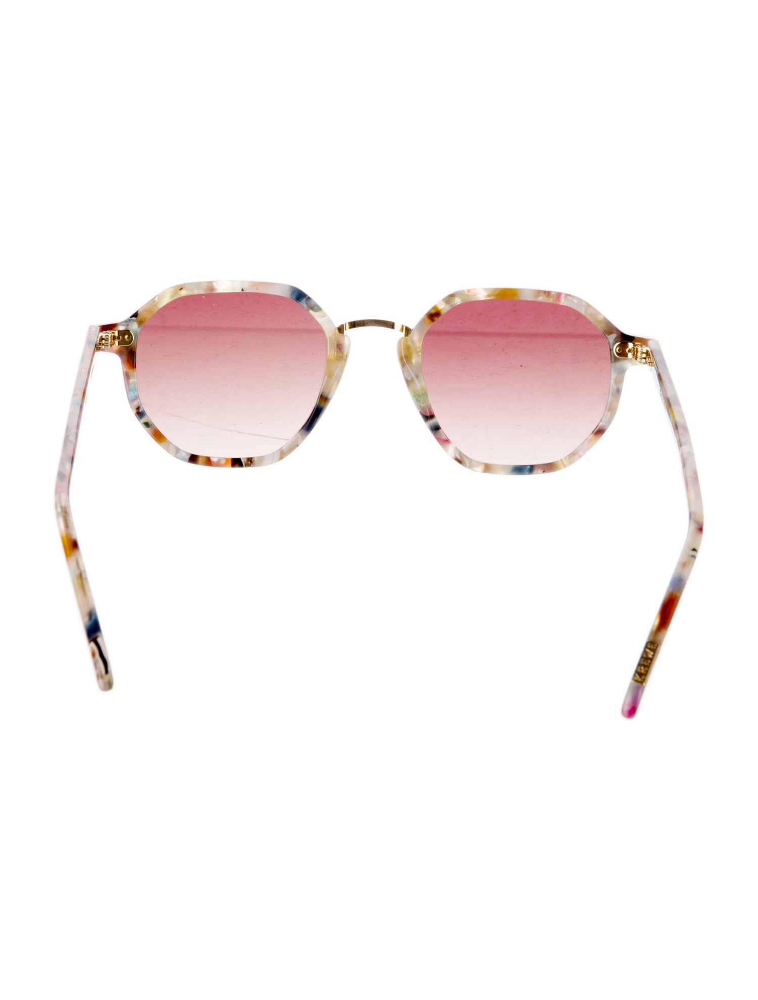 Krewe Round Tinted Sunglasses