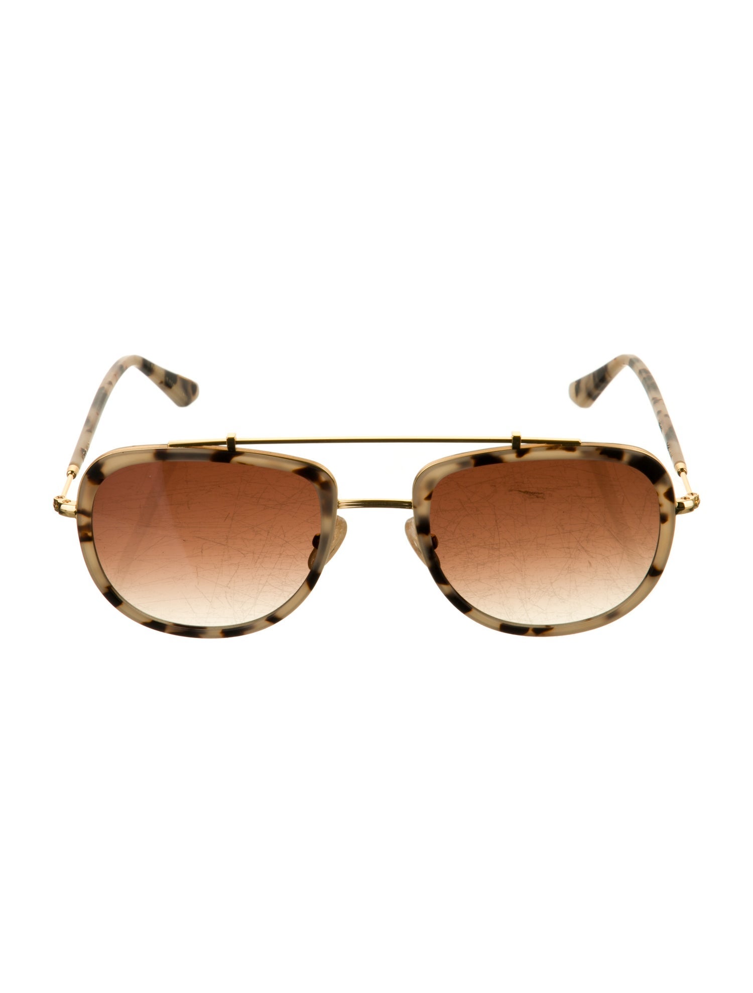 Krewe Aviator Gradient Sunglasses