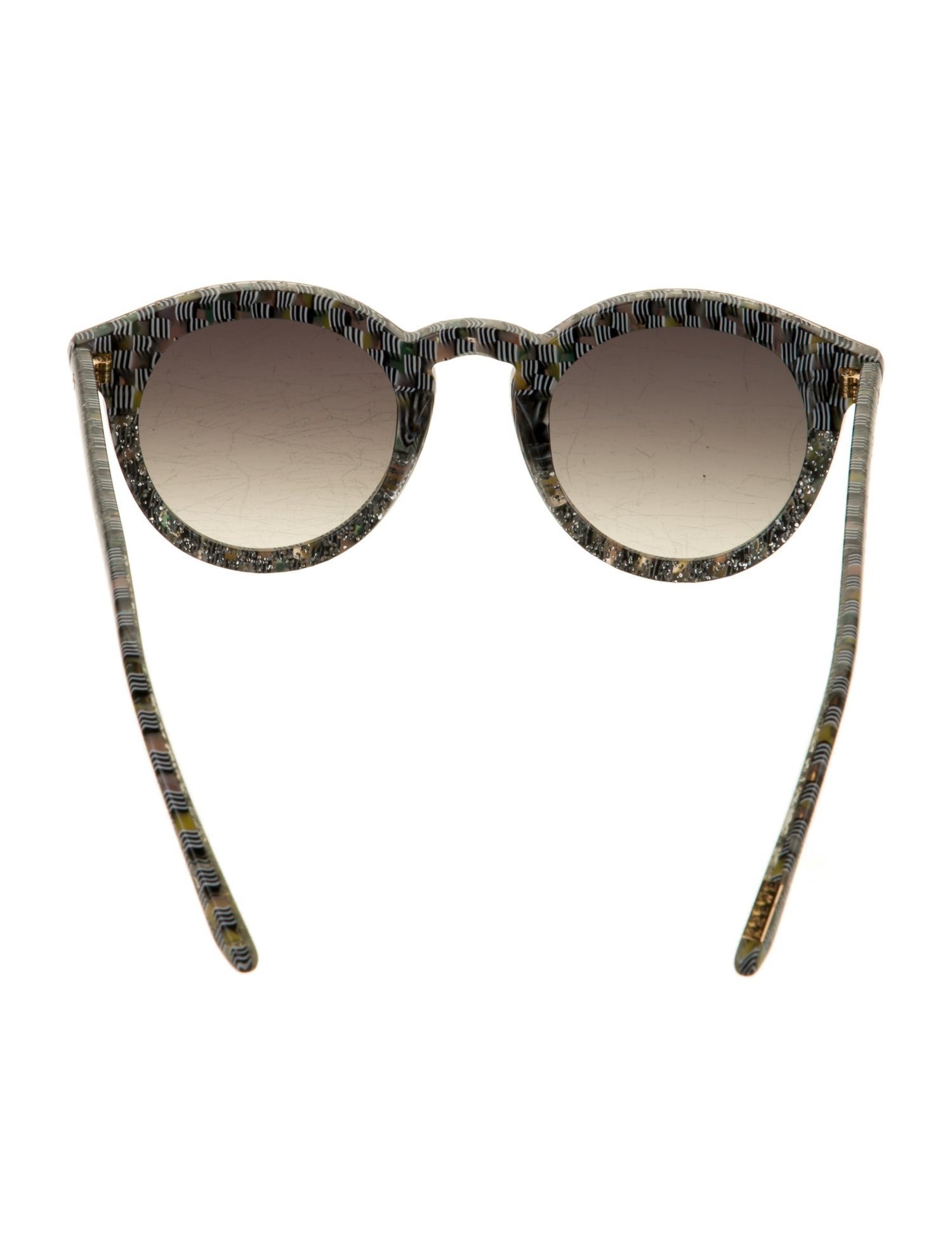 Krewe Round Gradient Sunglasses