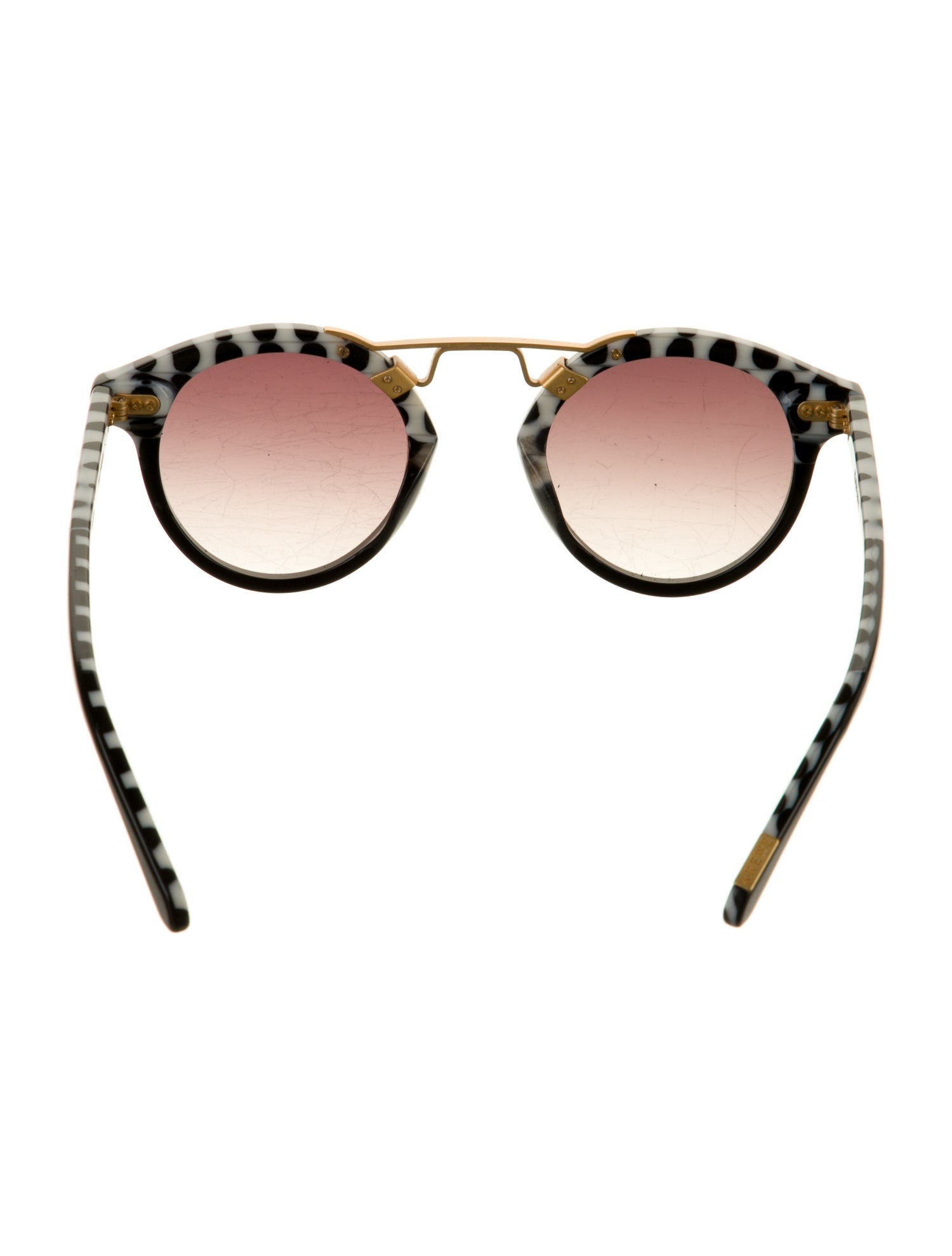 Krewe Round Gradient Sunglasses