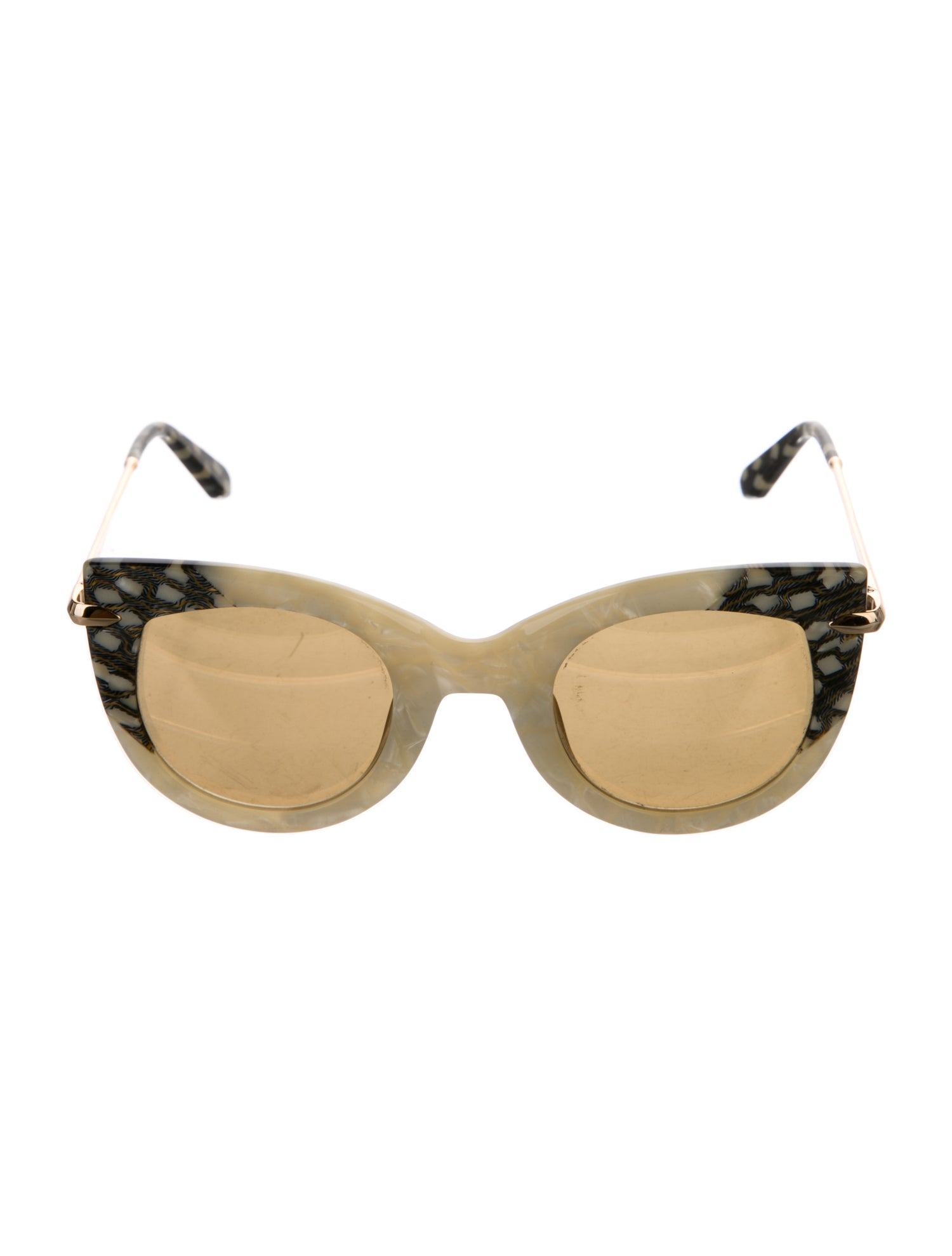Krewe Cat-Eye Tinted Sunglasses