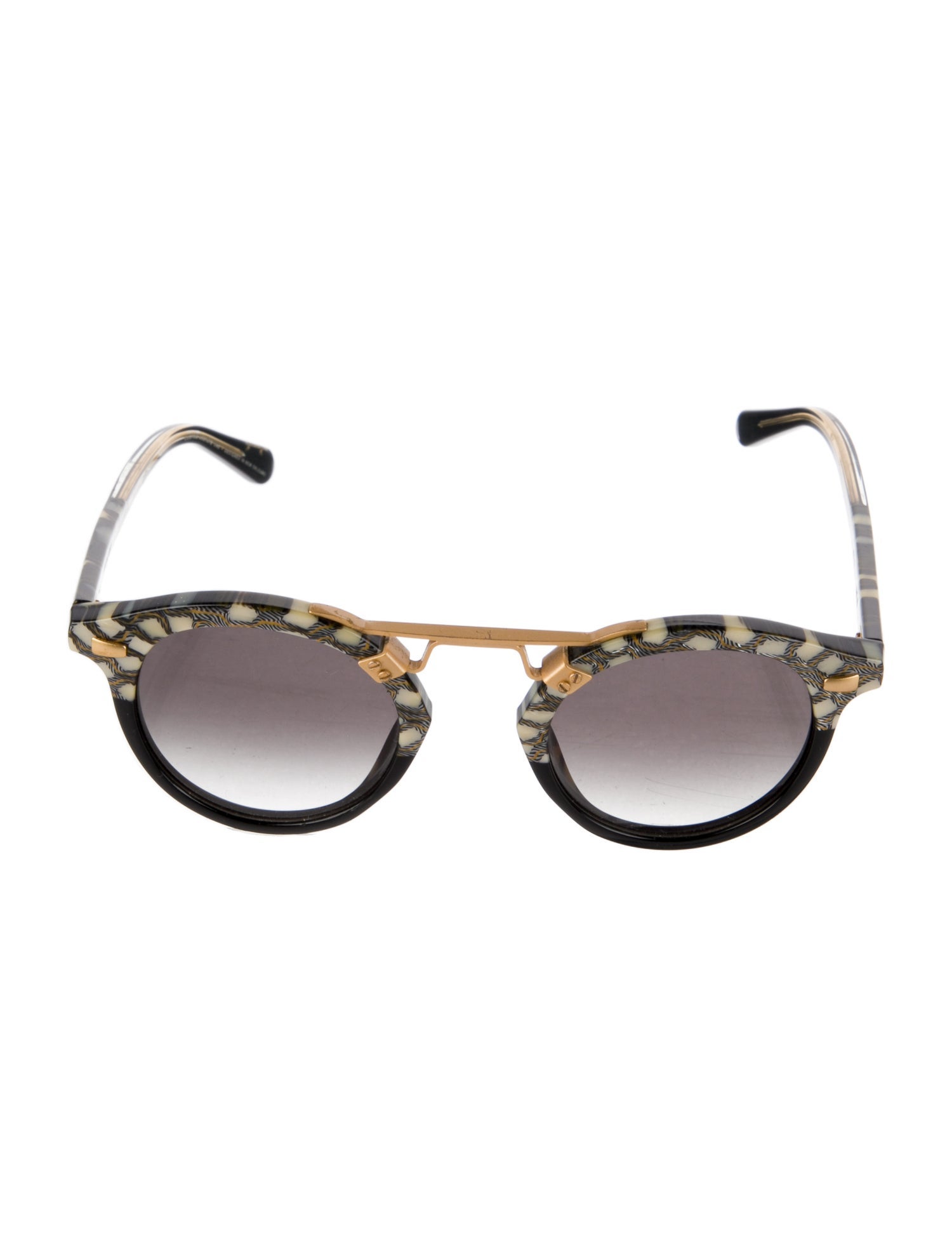 Krewe Round Gradient Sunglasses