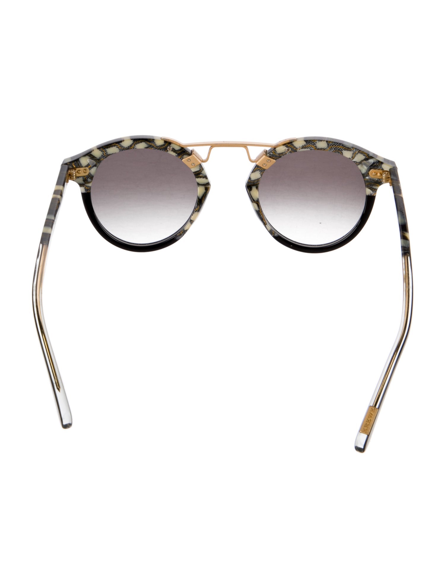 Krewe Round Gradient Sunglasses