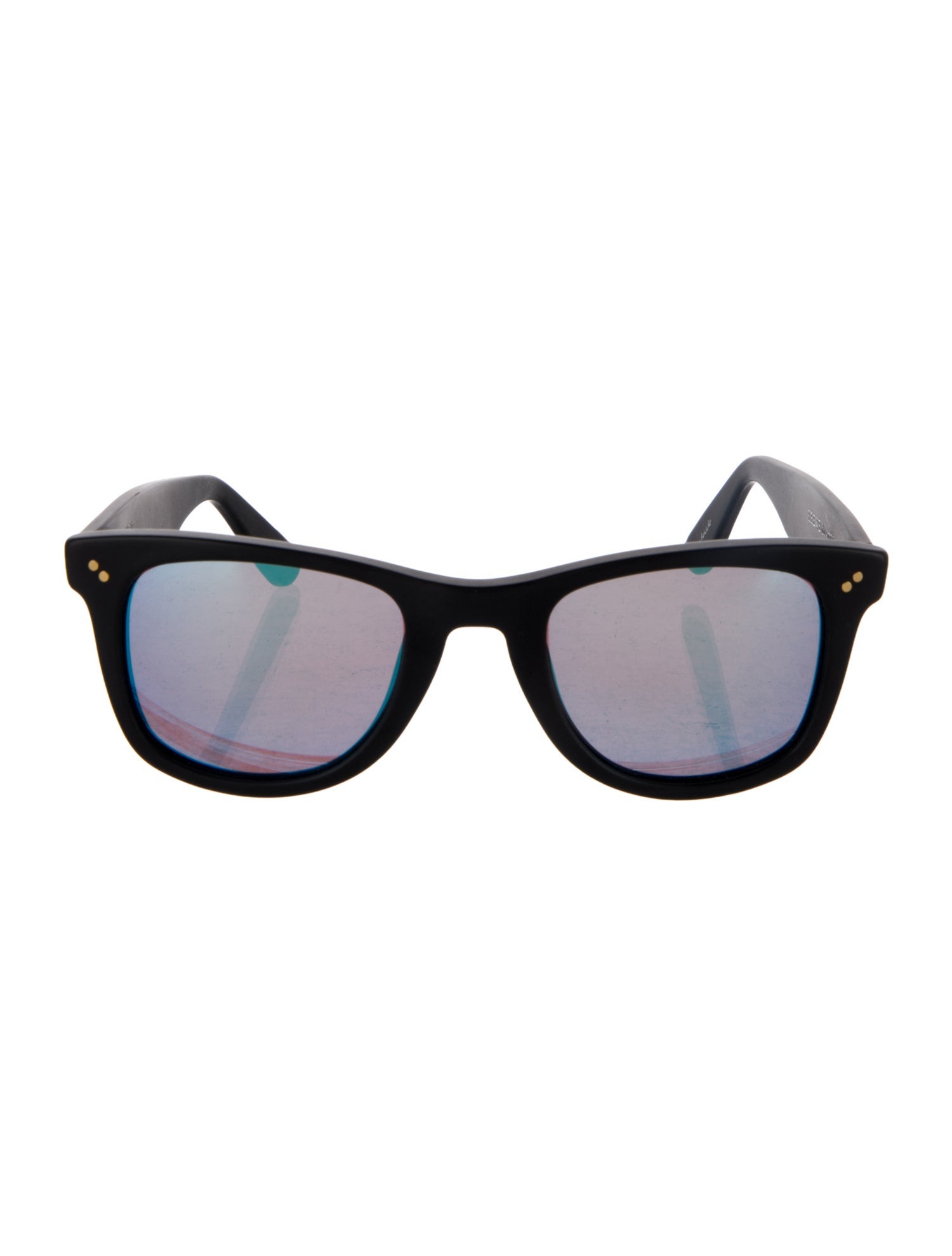 Krewe Wayfarer Mirrored Sunglasses
