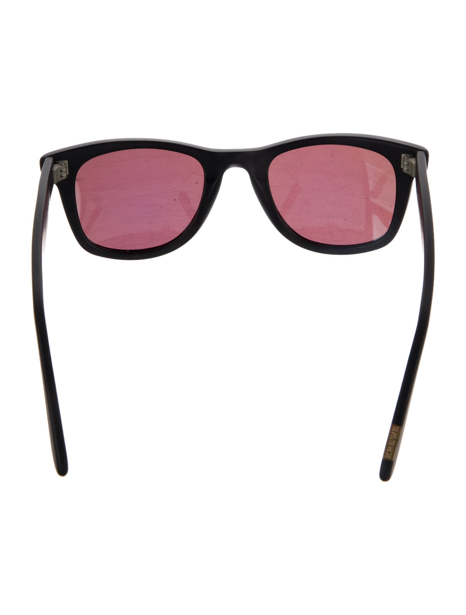 Krewe Wayfarer Mirrored Sunglasses