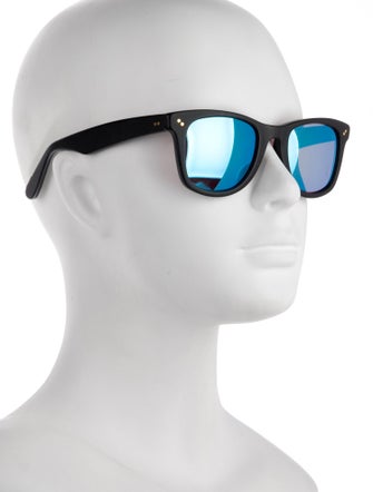Krewe Wayfarer Mirrored Sunglasses