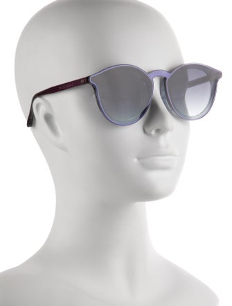 Krewe Round Gradient Sunglasses