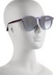 Krewe Round Gradient Sunglasses
