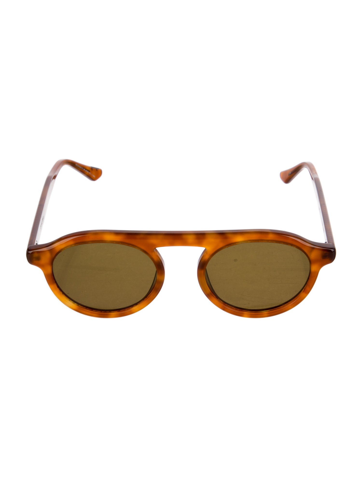 Krewe Round Tinted Sunglasses