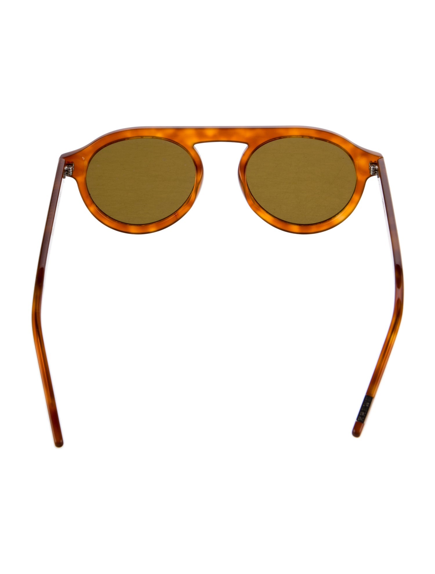Krewe Round Tinted Sunglasses